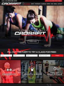 What is the top 5 CrossFit Website Design?